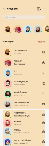 Redesign of the Instagram DM's