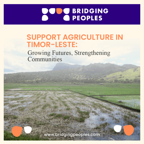 Driving Locally Led Agricultural Innovations in Timor-Leste