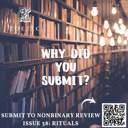 CALL FOR SUBMISSIONS: NonBinary Review #38: RITUALS.