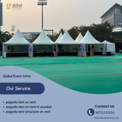Pagoda Tent Structure on Rent: Create a Stunning Venue with Ease