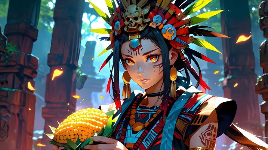 Hun Raqah: The Mayan Maize God and the Foundation of Life