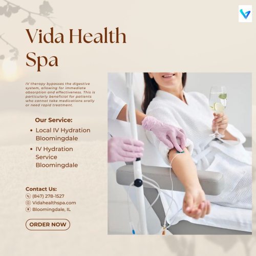 Experience Local IV Hydration at Vida Health Spa in Bloomingdale