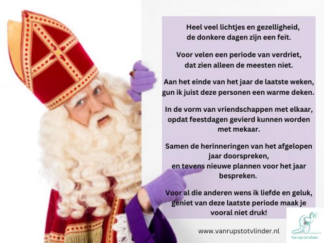 Een gedichtje voor Sinterklaas