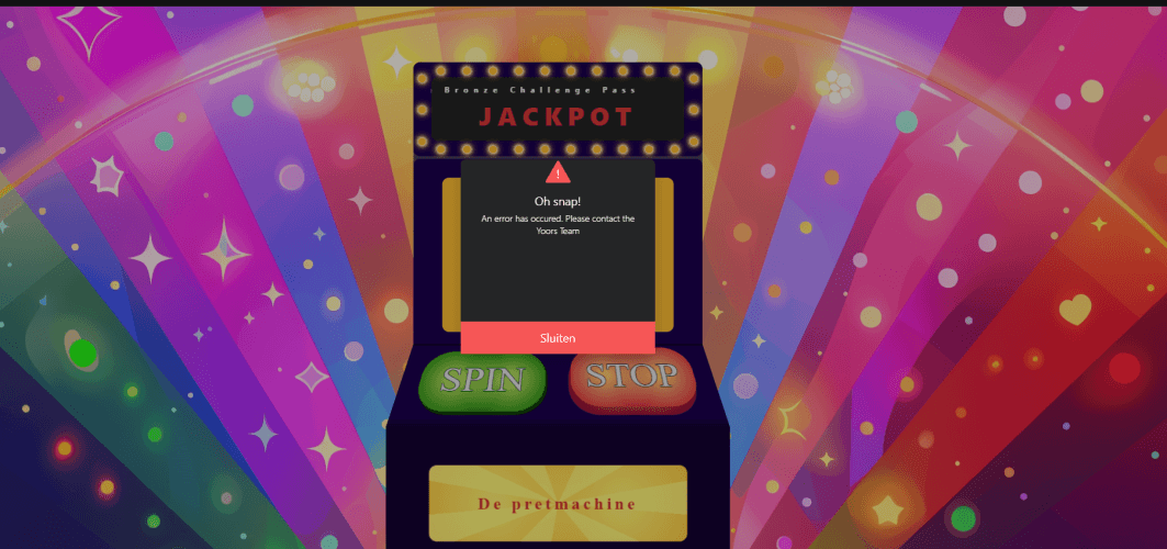 Wat is er aan de hand met de fruitmachine?