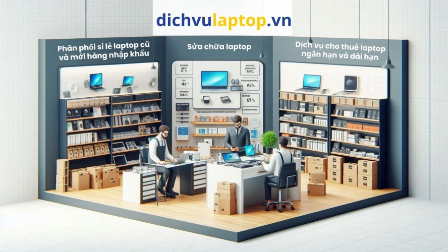 DICHVULAPTOP CUNG CẤP LAPTOP CHẤT LƯỢNG, DỊCH VỤ CHO THUÊ VÀ SỬA CHỮA VƯỢT TRỘI