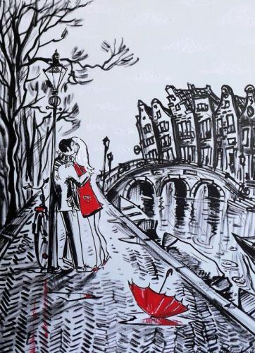 <a class="removable-mention" data-mentionid="163532" href="/useroverview/163532/Teresa%20Seia">@Teresa Seia</a>  Thank you. It is Amsterdam inspired by a painting from Elena Polyakova Lovers in Amsterdam 🐸🙏
