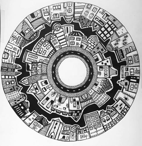 mandala der gedachten