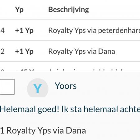 Super leuk dit! 👍Zo ziet het er dus uit als je als maker een bijdrage ontvangt.En dan heb ik nu nog