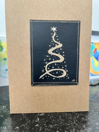 Kerstsfeer  Aquarel kaartjes 