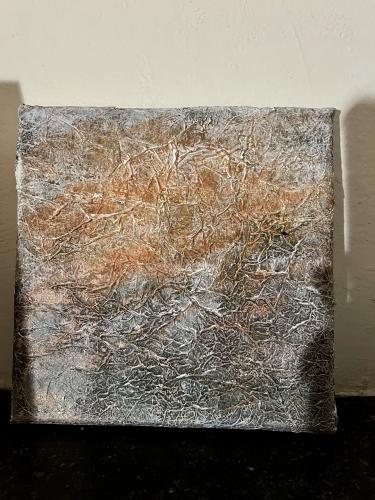 Acryl op aluminiumfolie 