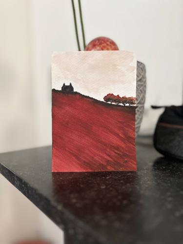 Nieuw werkje in aquarel 