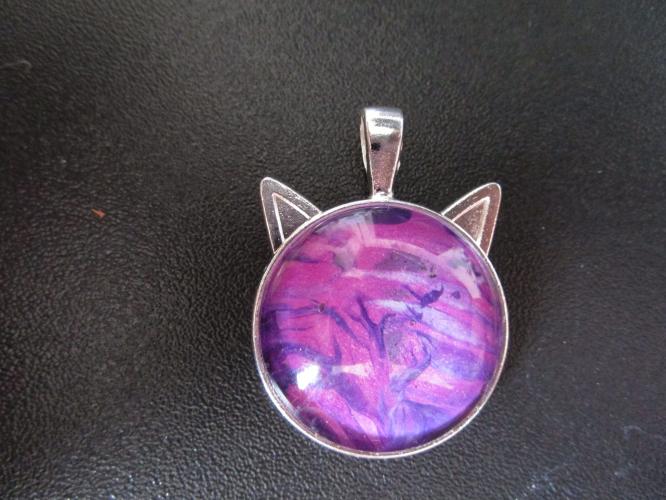 New pendants with Encaustic art