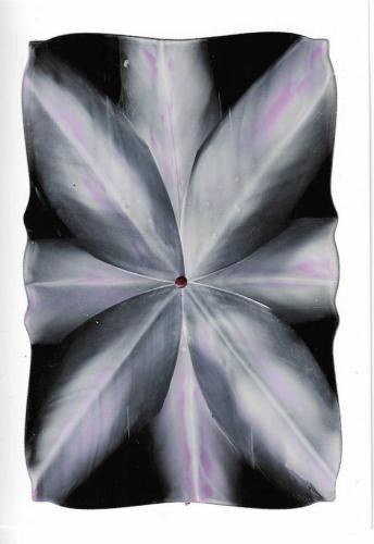 Lines and shapes (encaustic)