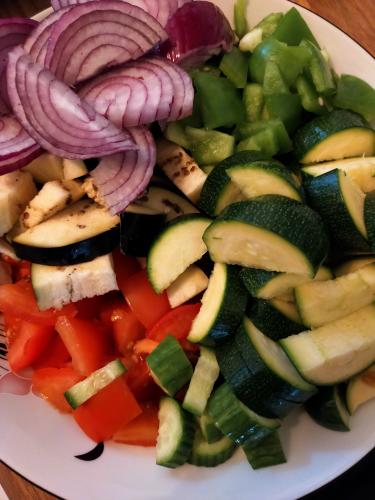 Groene curry in de maak!