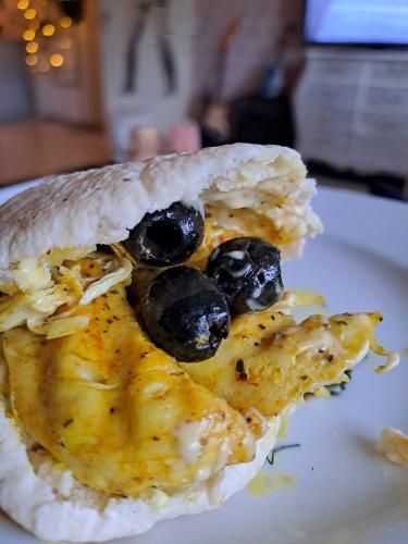 Overheerlijke pita met kipfilet