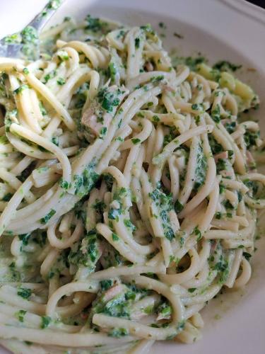 Yoors challenge day 3/7. Pasta with tuna and spinach. [easy and fast].