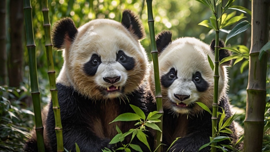 Knuffelkracht in the Bamboo Forest