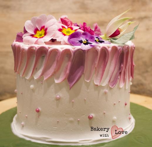 Vrolijke bloementaart