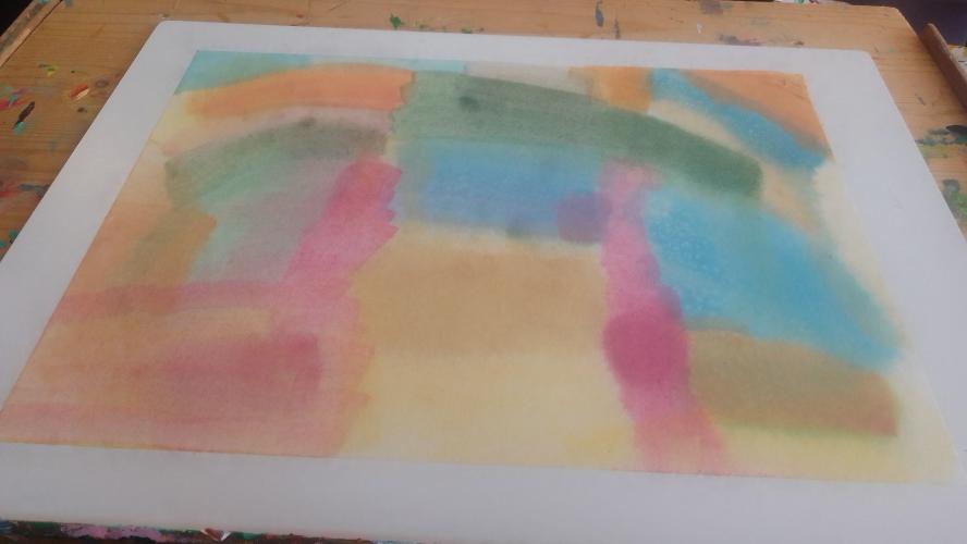 Mijn eerste schilderij..