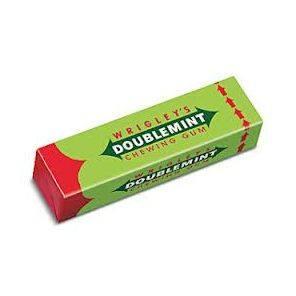 O ja, Wrigly's Doublemint was  mijn favoriet. Die zaten in groene pakjes.
