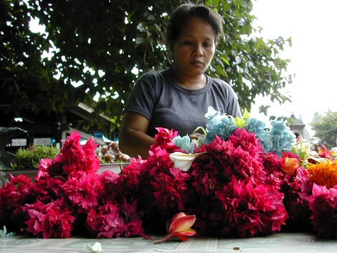 Bloemen om te offeren