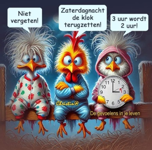 Ach we zijn hier al aardig aan gewend........