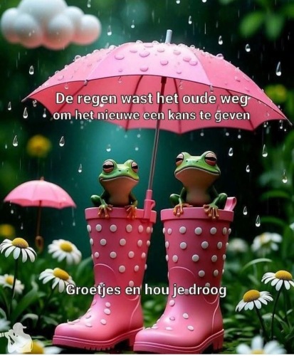 Goed voor de tuin zeggen ze dan.......