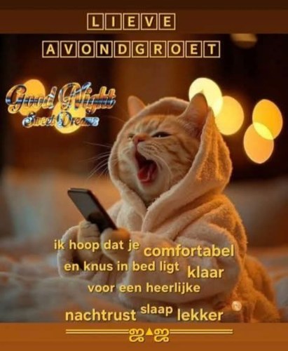 Slaap lekker....