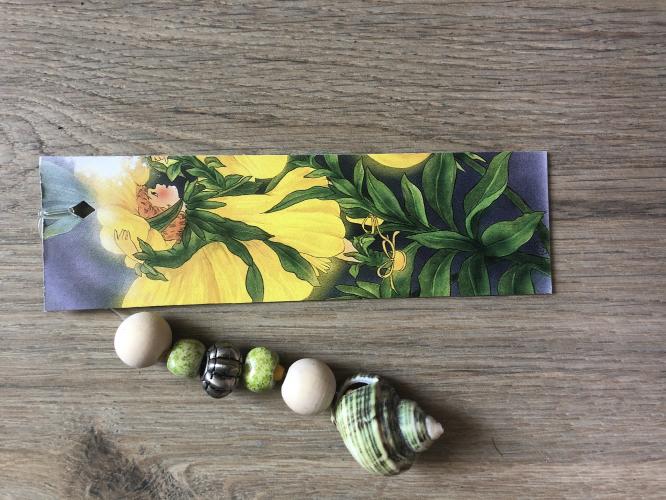 Handgemaakt boekenleggers met hanger