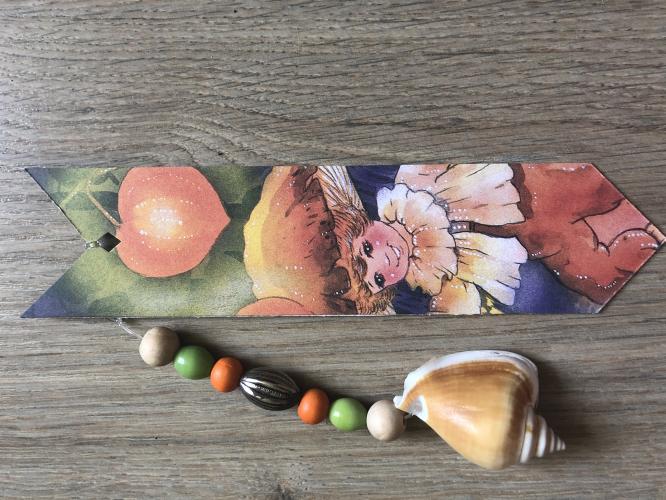 Handgemaakt boekenleggers met hanger