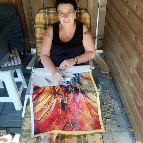 <a class="removable-mention" data-mentionid="33595" href="/useroverview/33595/marijke">@marijke</a>  Vanmiddag gemaakt deze foto, dus daar ben ik mee bezig 😉 Wordt een grote 100x50 en komt boven de bank 😊
