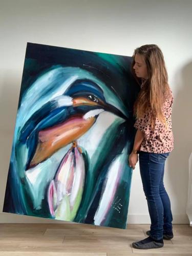 Love this big little blue bird - 2020