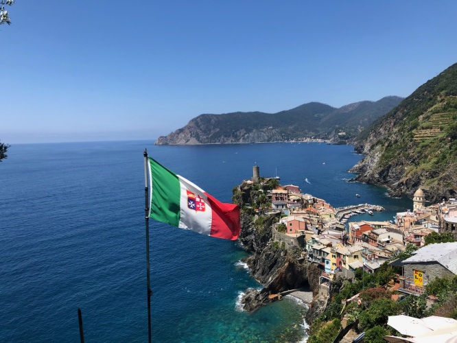 Italy - Cinque Terre: 2) Trail from Corniglia to Vernazza