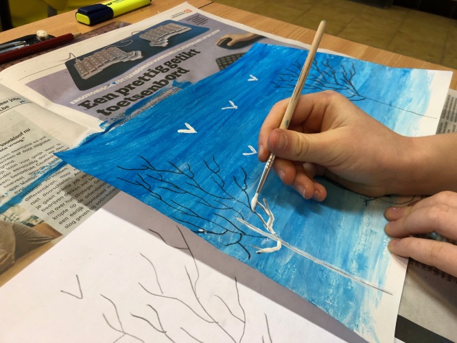 Working with cold and warm colors