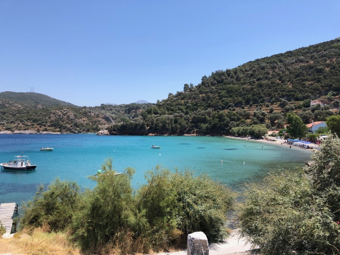 Samos : Klima, Posidonio en Kerveli