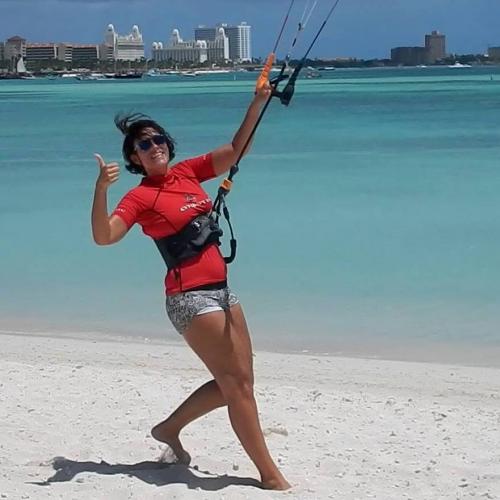 Kitesurfing!