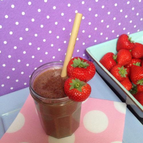 aardbeien en chocolade... een heerlijke combo