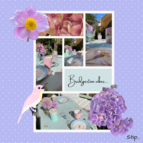 Bridgerton vibes for brunch...