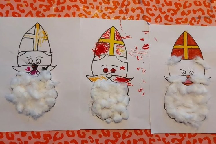 Sinterklaas knutselwerk