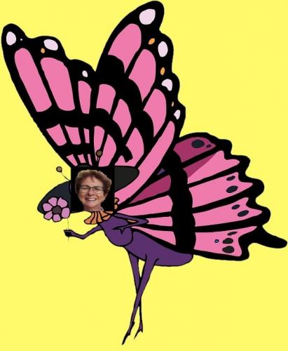 Wat dacht je hiervan? Om fladderend de herfst mee door te komen...