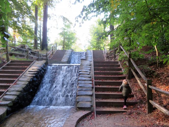 De hoogste waterval van het land