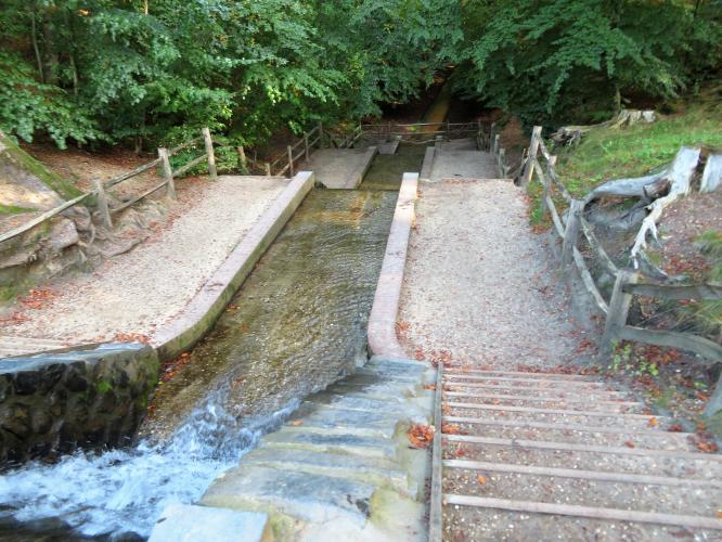 De hoogste waterval van het land