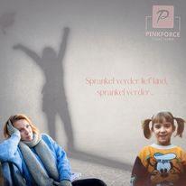 Sprankel maar verder lief kind.