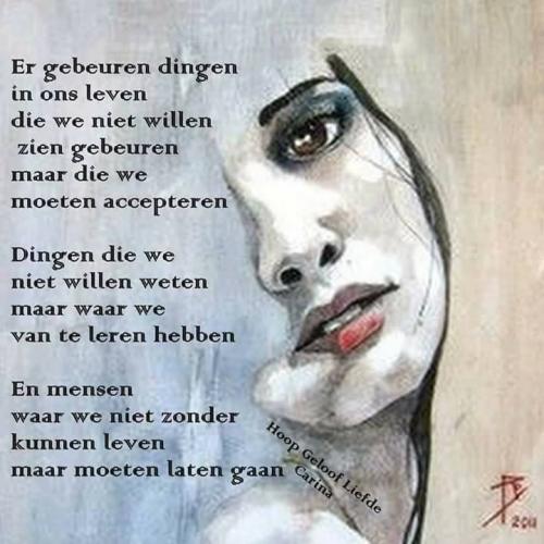 How do you deal with acceptance?