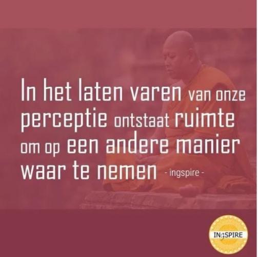 You think you're going to perceive differently?