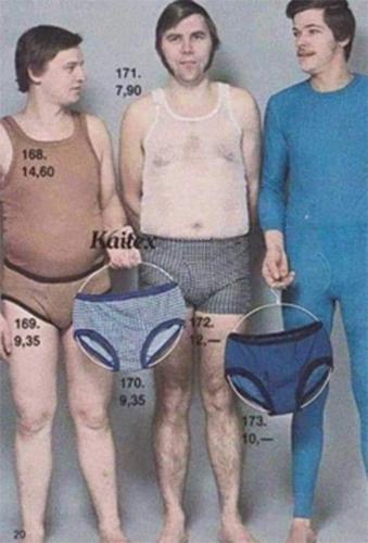 1970's ondergoed reclame. 