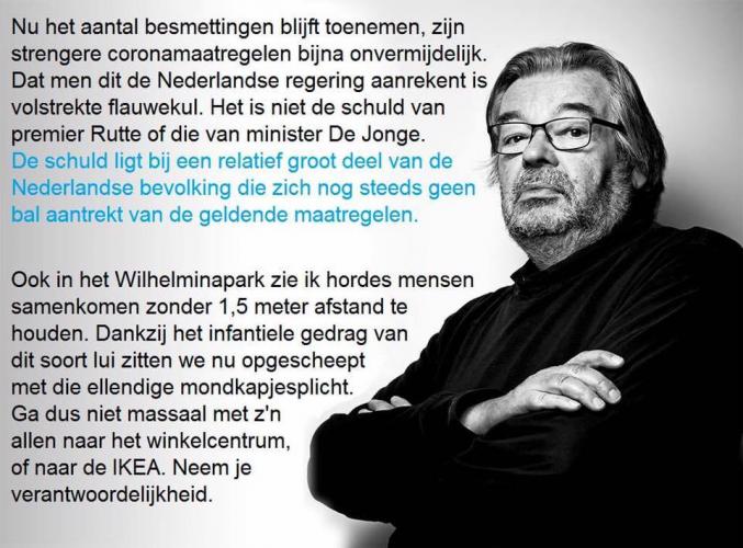 Je zegt het zelf al "de kleine bubbel waarin ik zelf woon". Vergroot je bubbel en trek dan je conclusie. Nederlanders zijn geen extremisten, we zijn een aardig, beschaafd maar ook -terecht- assertief volk. Niet meer en niet minder. Het tegenovergestelde heb ik na 32 jaar voor diezelfde Nederlanders te hebben gewerkt. Kijk op straat en zie hoe de gemiddelde Nederlander is.&nbsp;&nbsp;