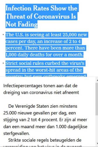 <a class="removable-mention" data-mentionid="1" href="/useroverview/1/Henkjan%20de%20Krijger">@Henkjan de Krijger</a> Firefox heeft een hele goed vertaal optie . Je markeert de tekst en de vertaling komt gelijk in beeld.