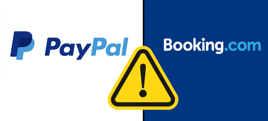 Pas op voor oplichting namens PayPal én via Booking