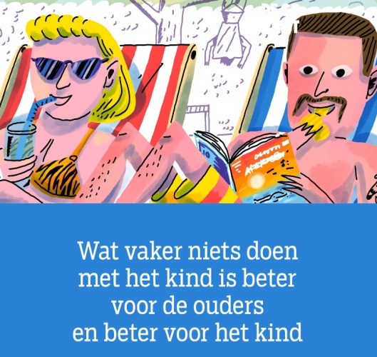 Lui ouderschap: de kunst van het achteroverleunen
